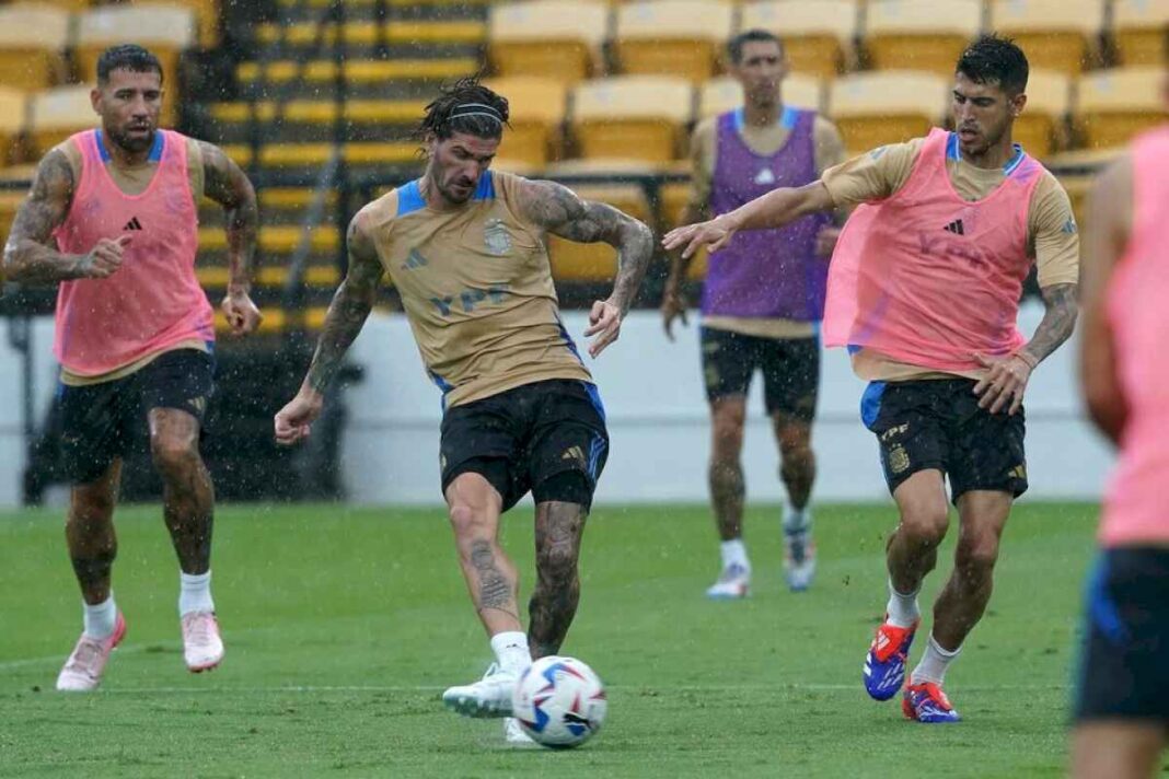 copa-america:-argentina-trabajo-pensando-en-el-debut-ante-canada