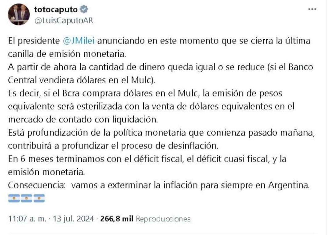 javier-milei-relativizo-el-dolar-blue-a-$1500-y-anticipo-semanas-volatiles-en-el-mercado-cambiario