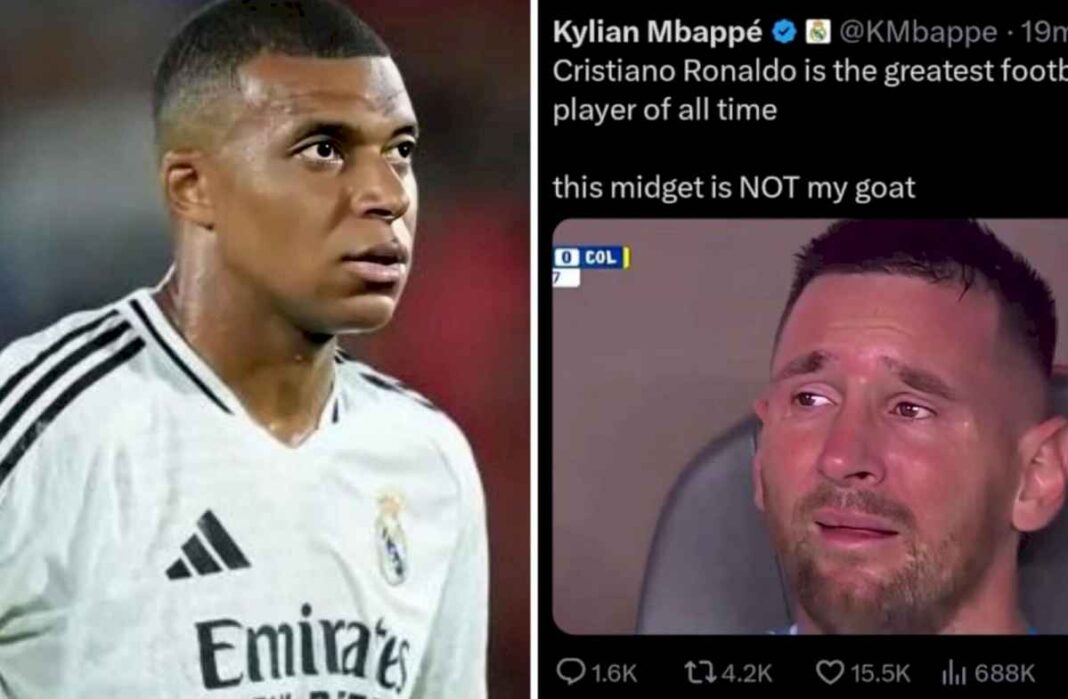 hackearon-la-cuenta-oficial-de-x-de-kyliam-mbappe:-insultos-racistas-y-chistes-contra-messi